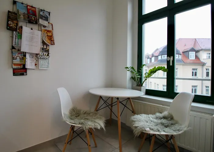 Zentrales Hochwertiges Gruenderzeit-apartment Thomasius 아파트